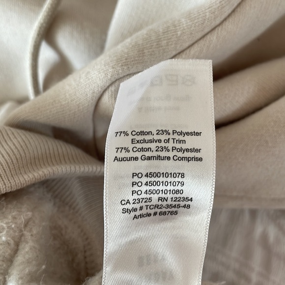 Sunday Best Cropped Cream Hoodie - Picture 4 of 5